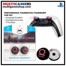 PS5/PS4 Analog Thumb Grips God of War Black/Red