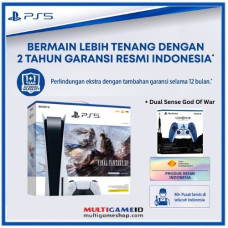(Promo) PS5 Console Disc Version Final Fantasy XVI Bundle +DualSense GOW Ragnarok Limited