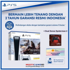 (Promo) PS5 Console Disc Version Final Fantasy XVI Bundle +DualSense Marvel Spiderman 2 Limited