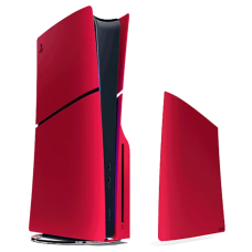 PS5 Slim Disc & Digital Console Cover (Volcanic Red) Deep Earth Collection