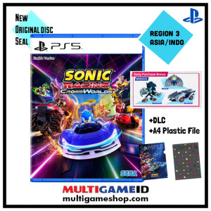 PS5 Sonic Racing CrossWorlds +DLC +Plastic File